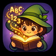 Appikon för Häxans Lärling – Räkna & Läsa