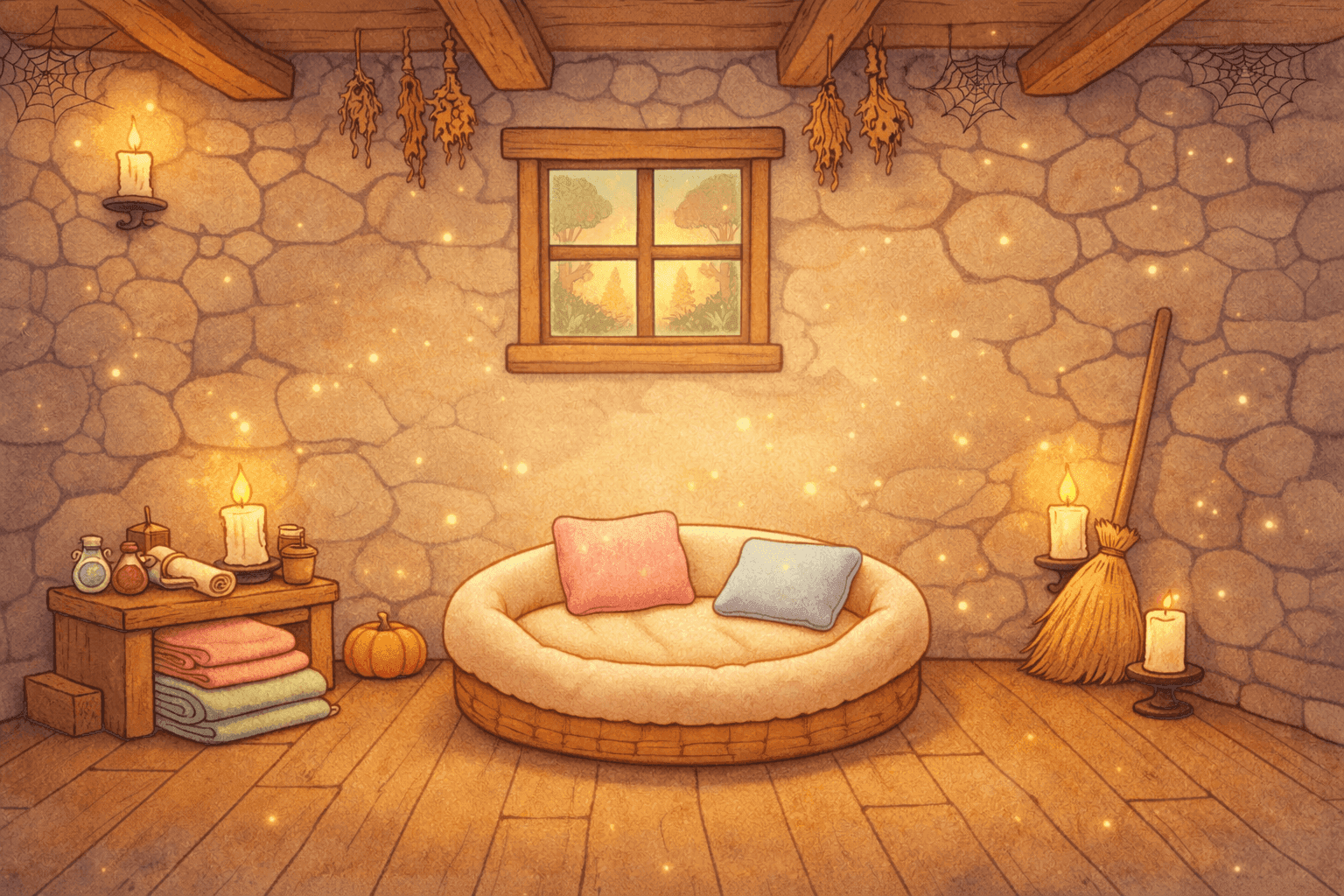 Mysig spelmiljö från Häxans Lärling